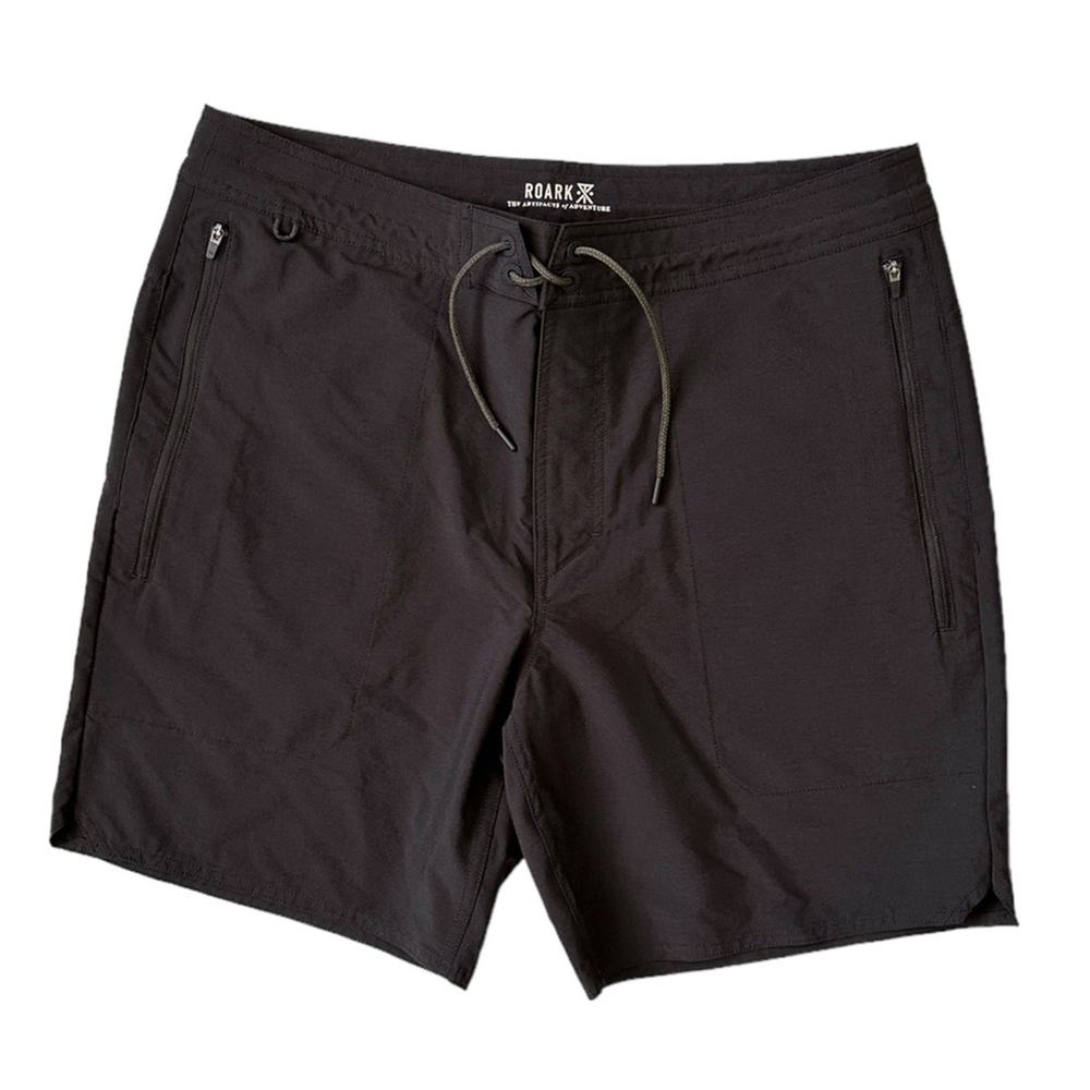Roark Men's 34 Layover 2.0 Hybrid Trail Shorts 18" Black